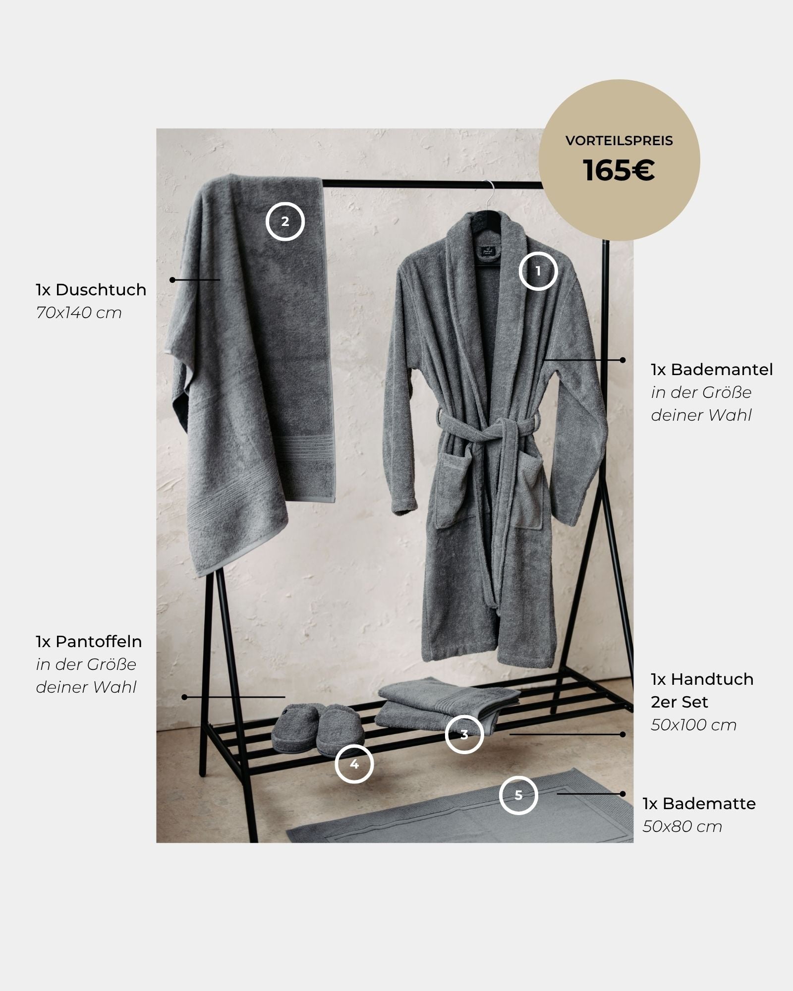 Bundle Spa Erlebnis ELA Dunkelgrau