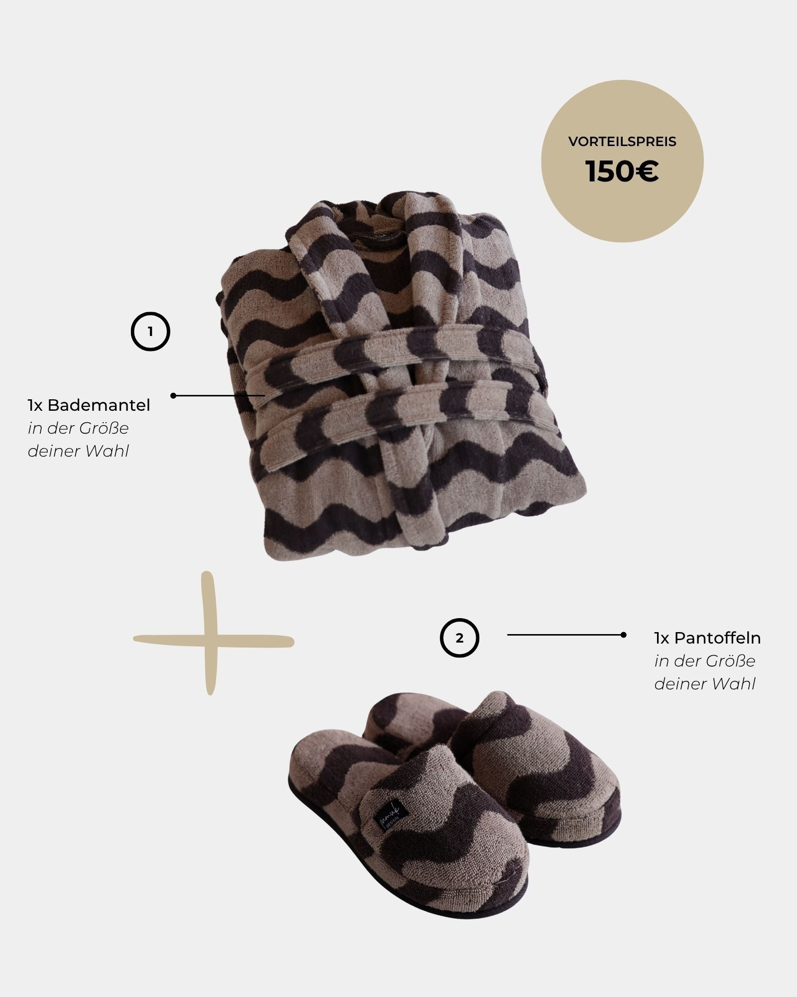 Bundle Bademantel & Slipper VIVA