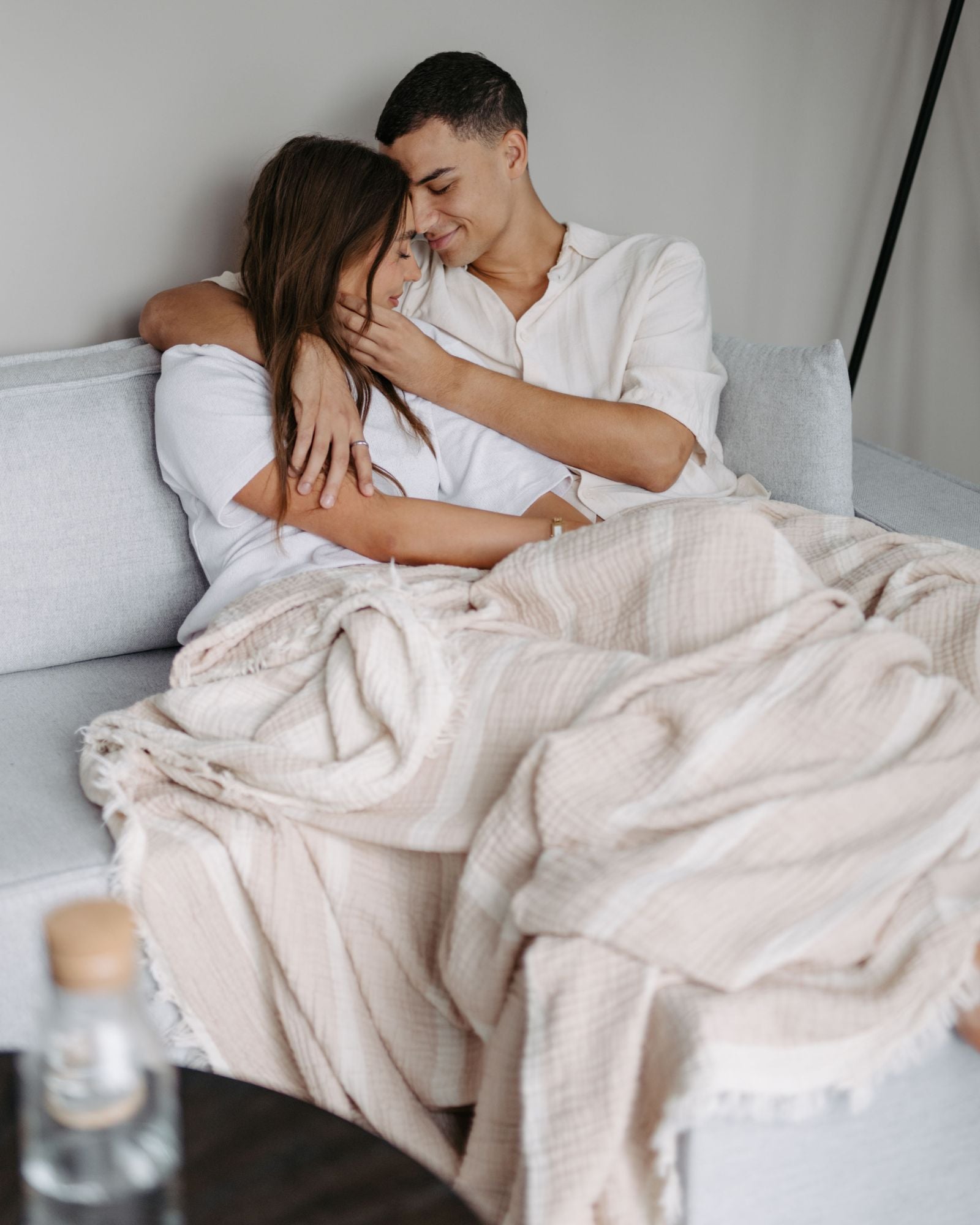 Musselin - Decke YARA, 230 x 240 - pamuk design