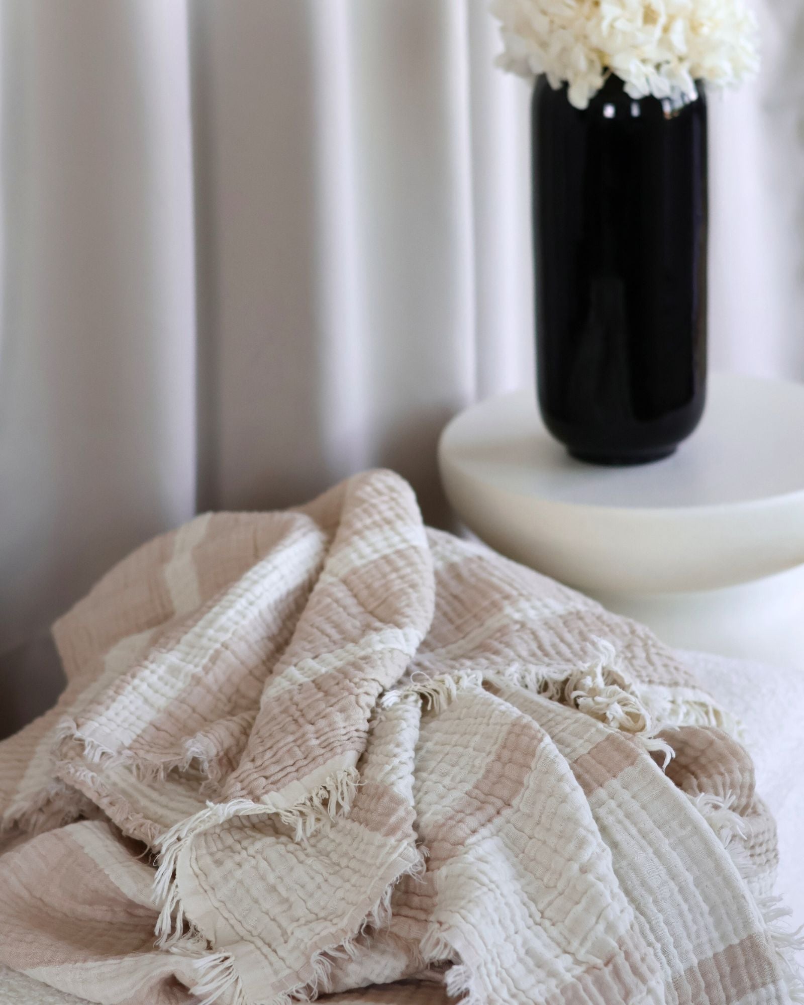 Musselin-Decke YARA, 230 x 240 - pamuk design