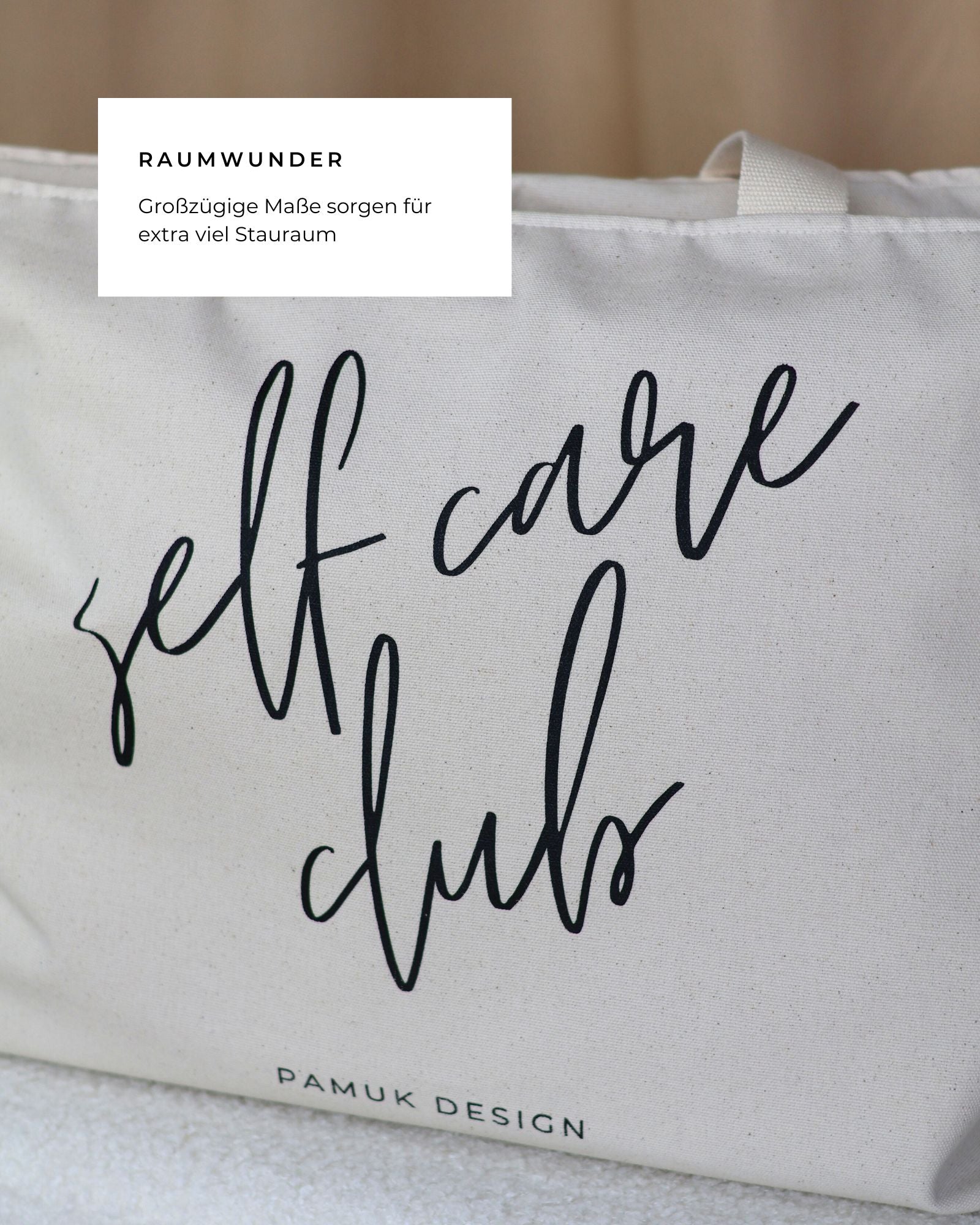Shopper SELF CARE CLUB, 55 x 45 x 15 cm