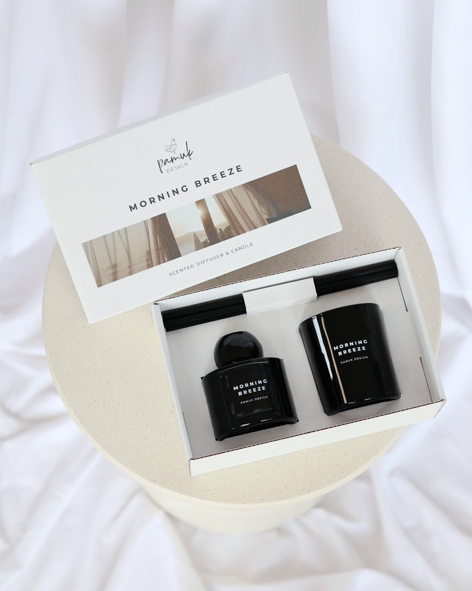 Geschenkset MORNING BREEZE, 100 ml + 130 g - pamuk design
