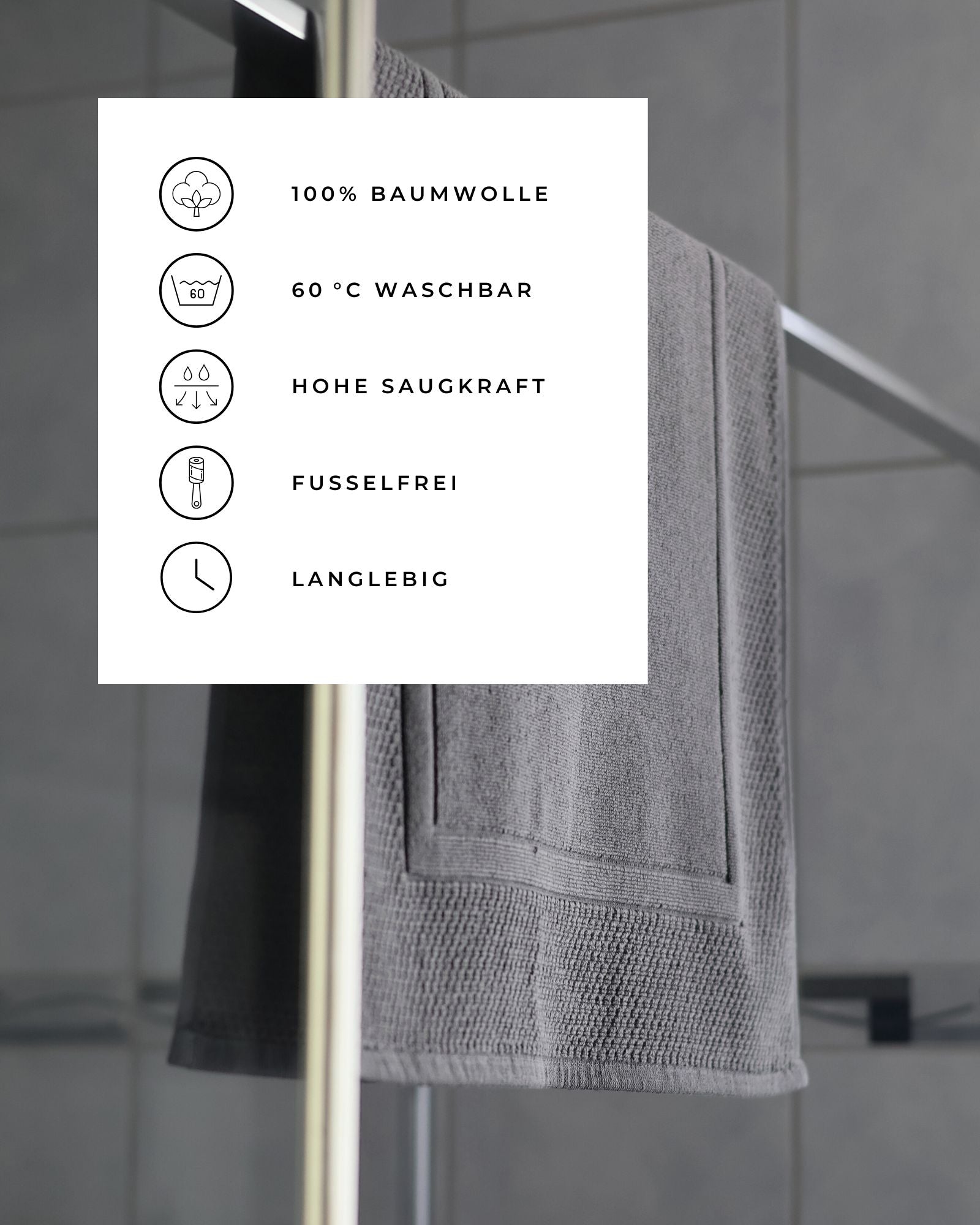 Badematte ELA, 50 x 80 - pamuk design