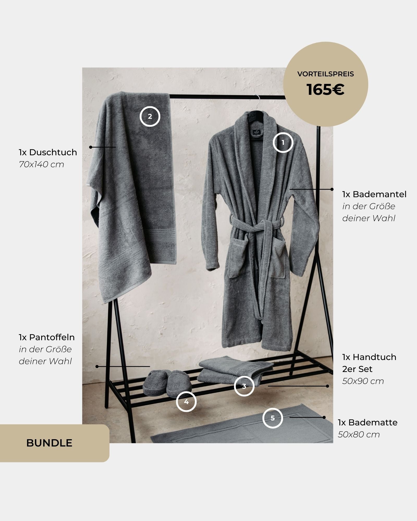 Bundle Spa Erlebnis ELA Dunkelgrau