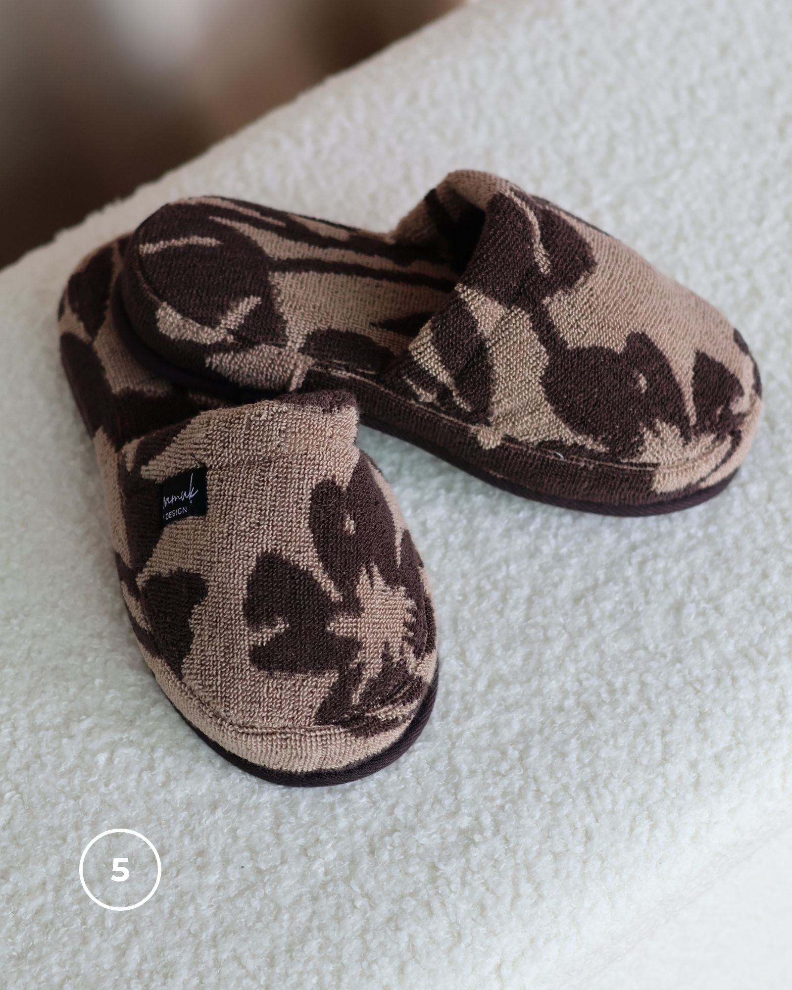 Bundle Spa Erlebnis FLORA Beige-Braun Slipper
