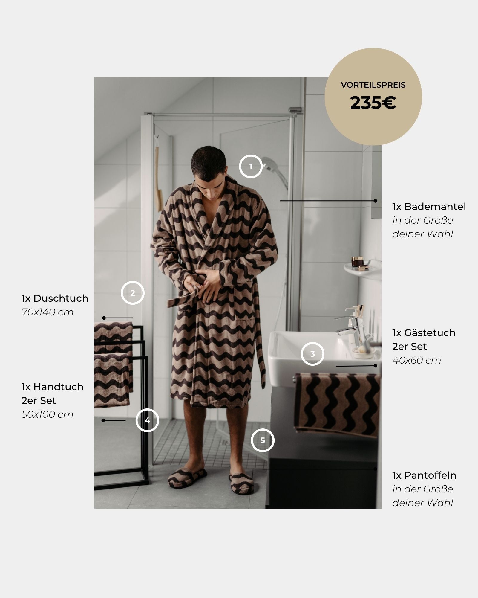Bundle Spa Erlebnis VIVA Beige-Braun