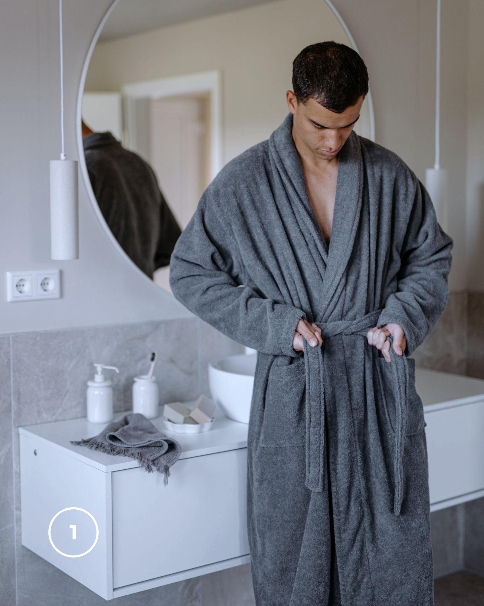 Bundle Bademantel & Slipper ELA Bademantel