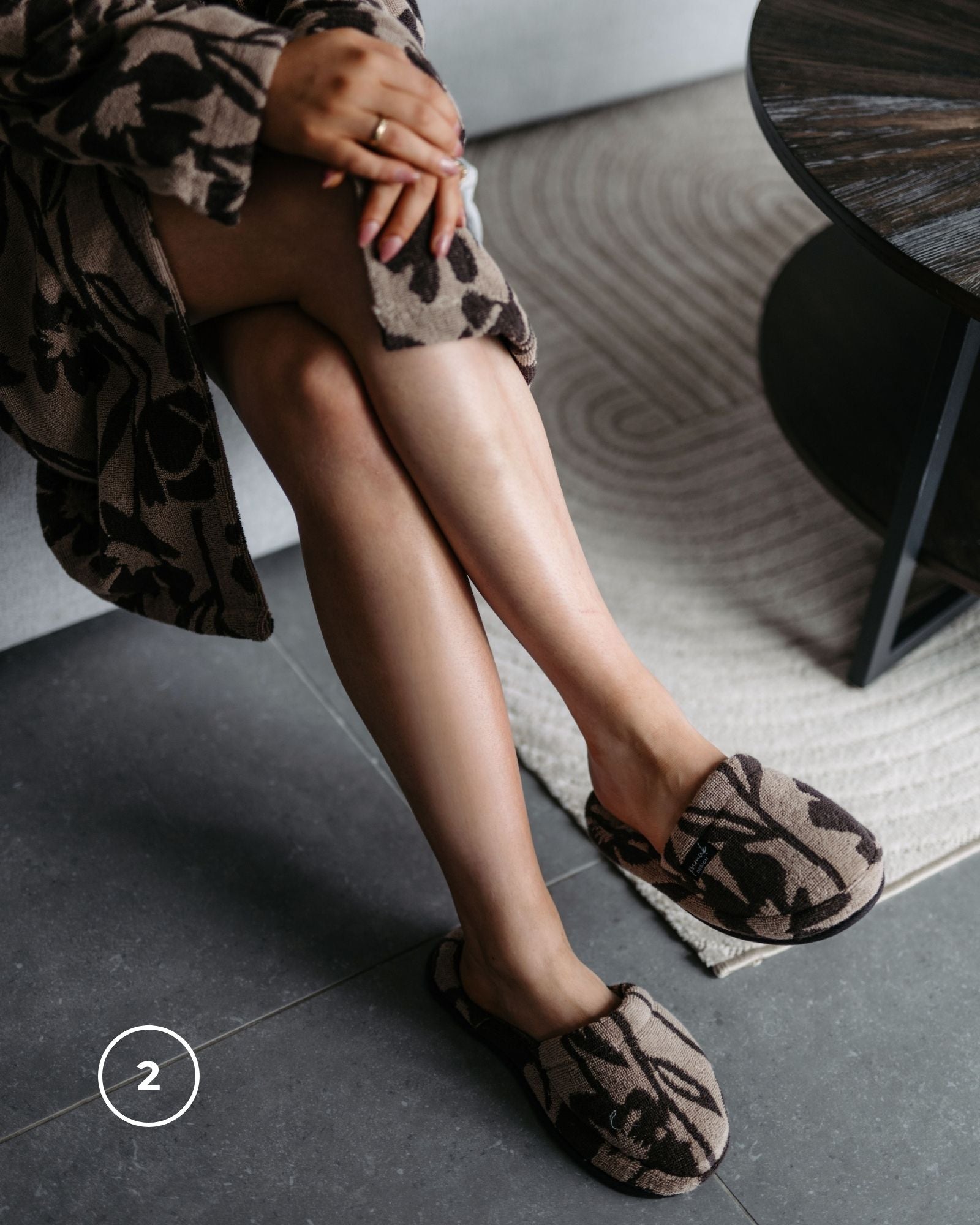 Bundle Bademantel & Slipper FLORA Slipper