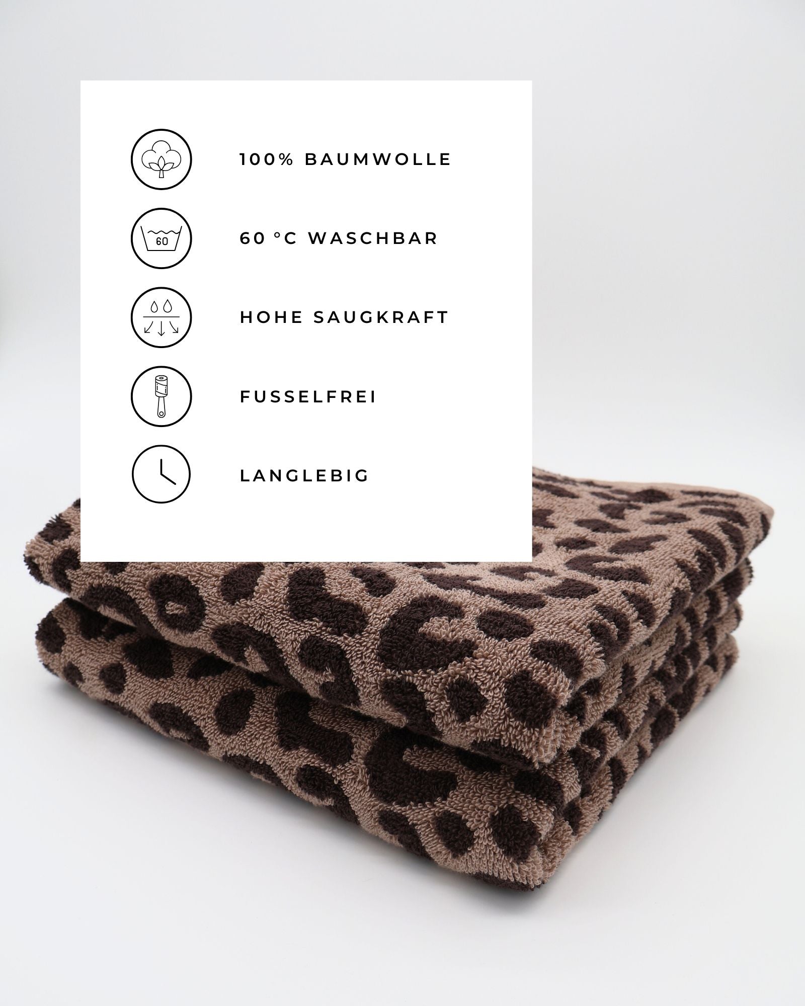 Handtuch LEO, 50 x 100 - pamuk design