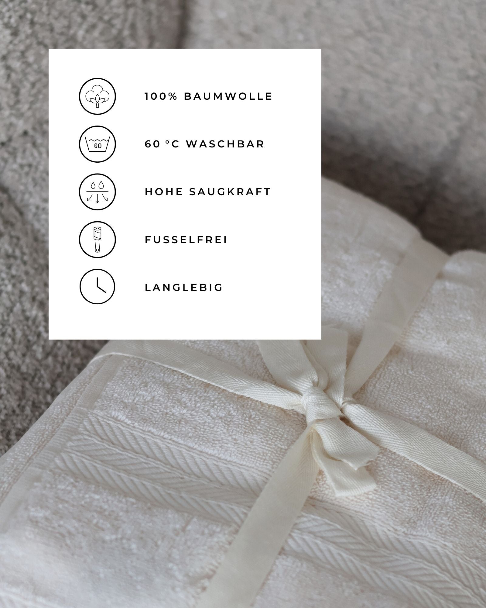 Handtuch NOVA, 50 x 100 - pamuk designn