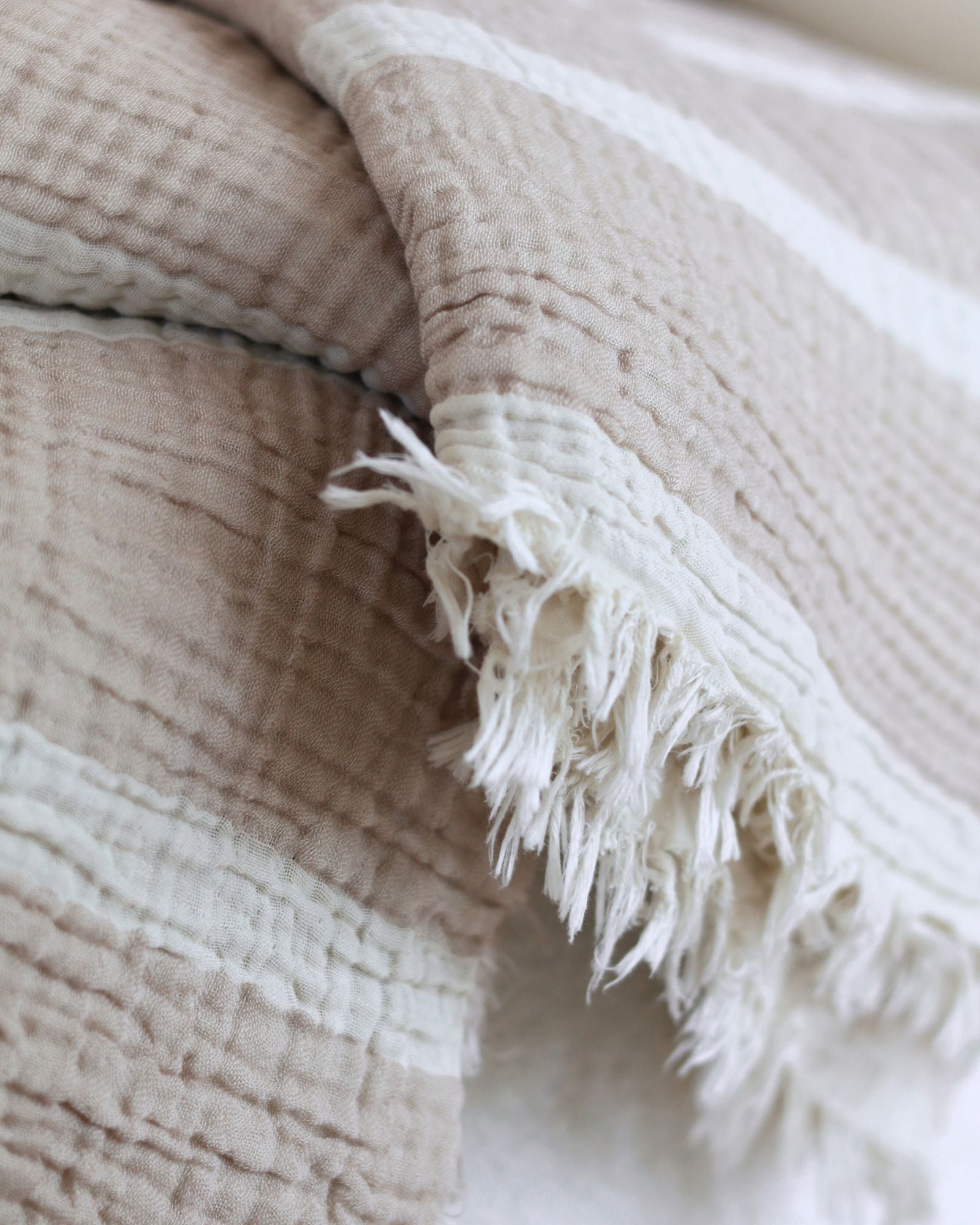 Musselin-Decke YARA, 230 x 240 - pamuk design