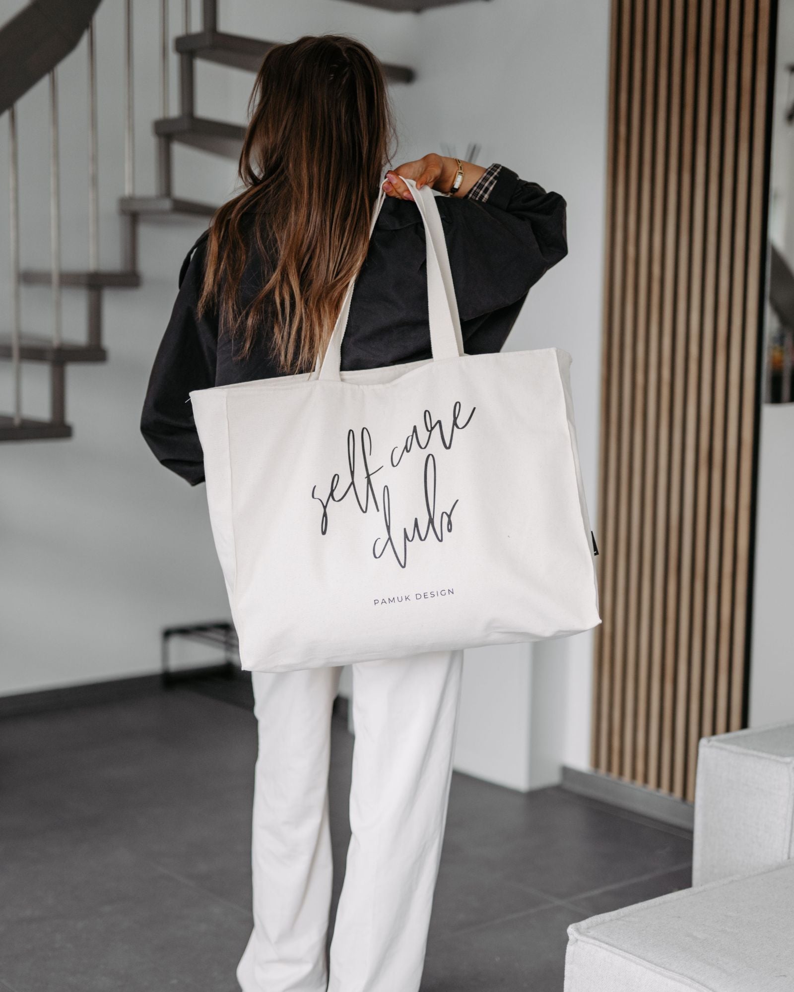 Shopper SELF CARE CLUB, 55 x 45 x 15 cm