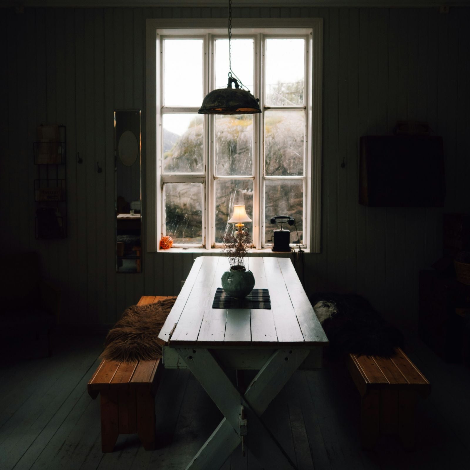 Gemütliche Holzhütte