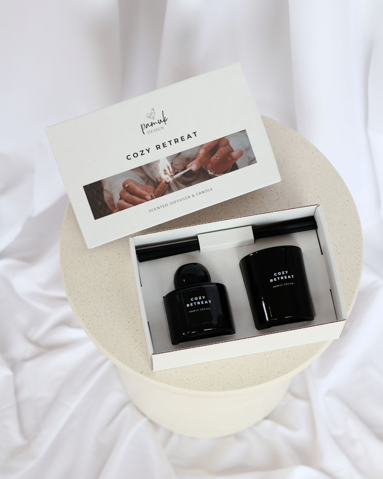 Geschenkset COZY RETREAT, 100 ml + 130 g - pamuk design